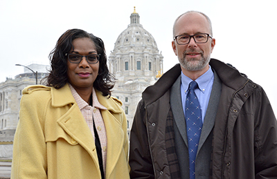 Photo of Terrina White and Erik Rudeen.